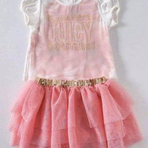 Brand new juicy couture authentic pink tutu set